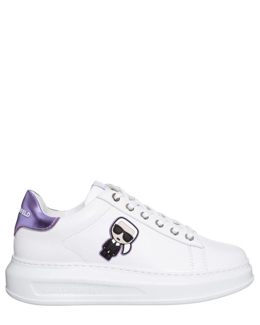 Karl Lagerfeld White Kapri K/ikonik Sneakers