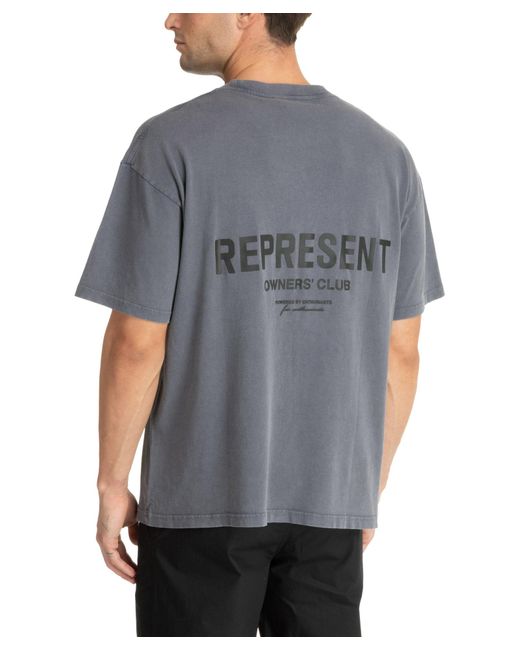 T-shirt owners club di Represent in Gray da Uomo