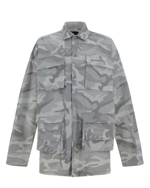 Camicia cargo di Balenciaga in Gray da Uomo