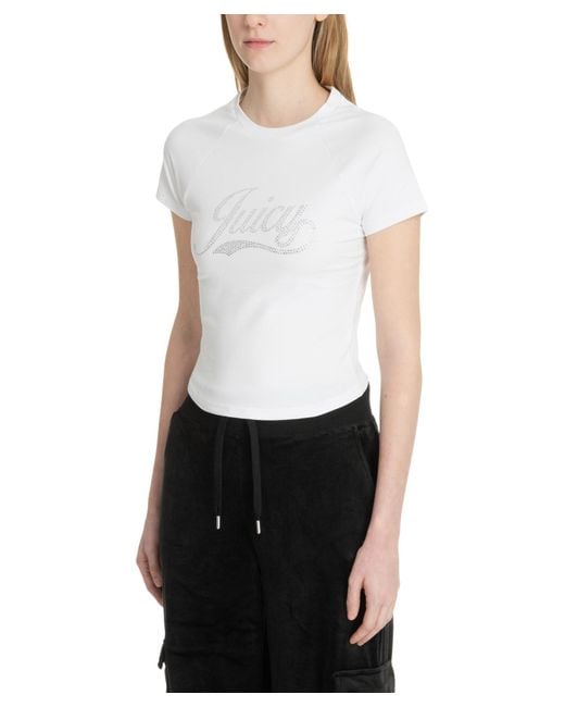 Juicy Couture White Swirl T-shirt