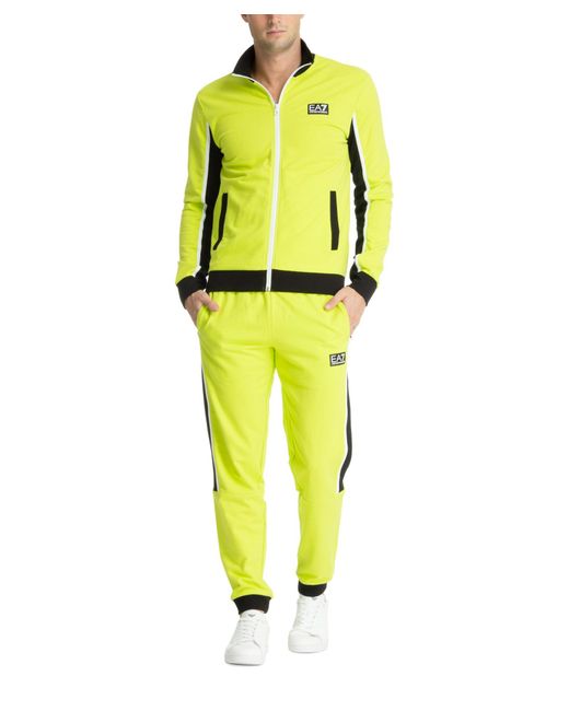 EA7 Yellow Tracksuit for men