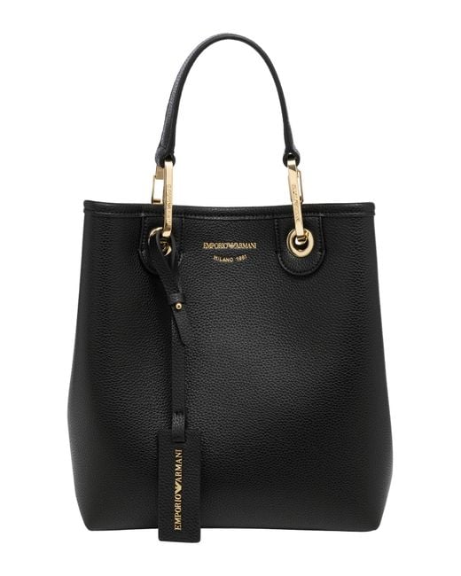 Emporio Armani Black Myea Handbag