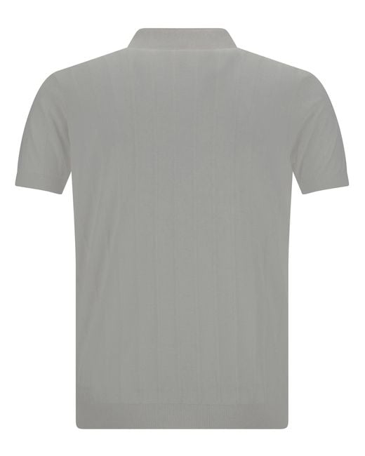 Paul & Shark Gray Riviera Polo Shirt for men
