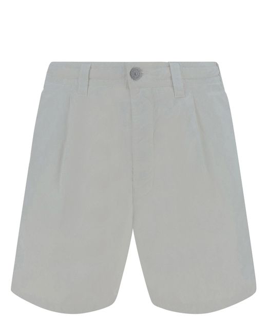 Stone Island Gray Comfort Shorts for men