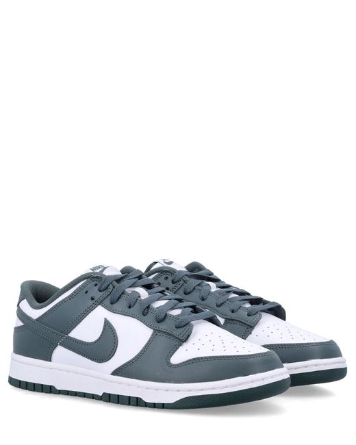 Nike Blue Dunk Low Retro Sneakers for men