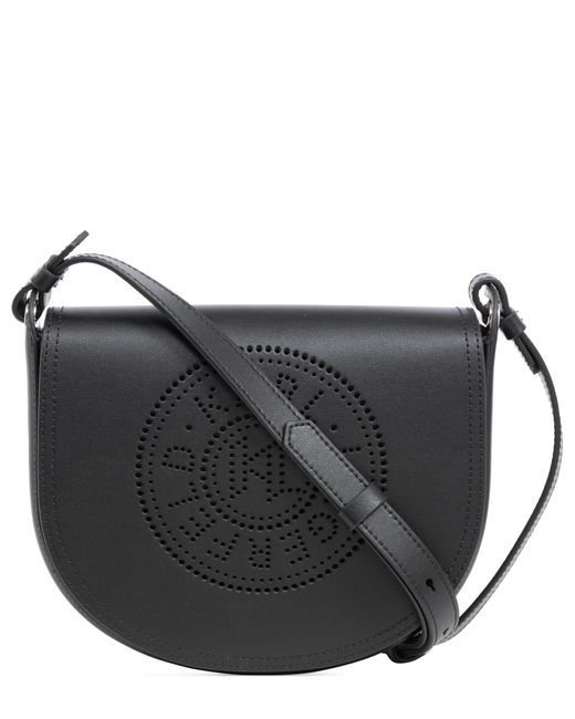 Karl Lagerfeld Black K/circle Crossbody Bag