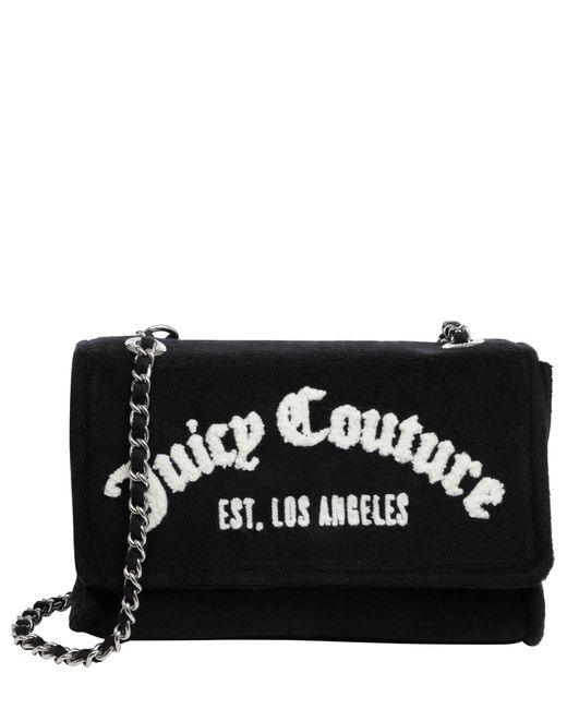 Juicy Couture☆Iris ショルダーバッグ 2色【UK発】 Juicy Couture Iris Towelling Shoulder Bag in Black | Lyst