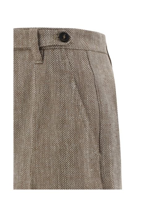Brunello Cucinelli Gray Trousers