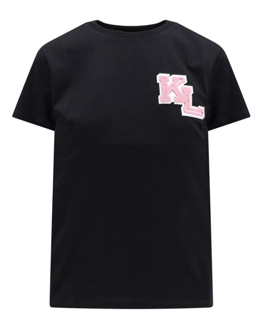 Karl Lagerfeld Black Logo T-shirt