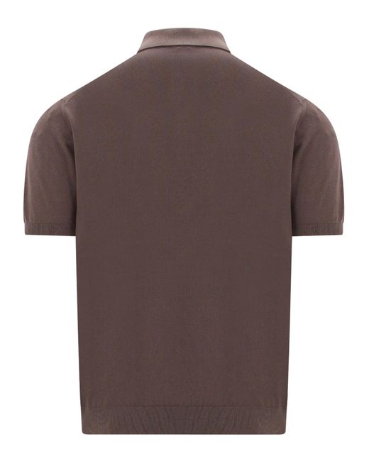 Malo Brown Polo Shirt for men