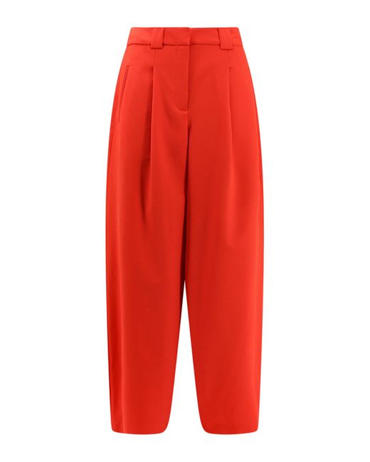 Closed Red Trousers