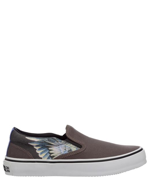 Marcelo Burlon Cotton Wings Slip-on Shoes in Grey (Gray) for Men - Save 64%  | Lyst