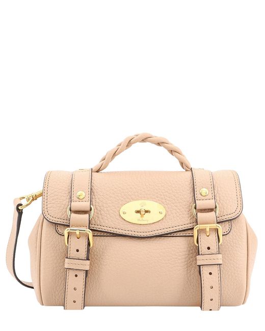 Mulberry Natural Alexa Mini Handbag