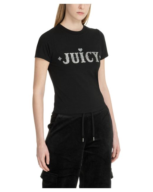 T-shirt rodeo ryder di Juicy Couture in Black