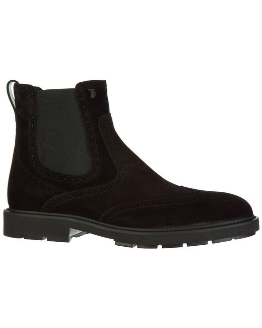 tod's desert boots in suede