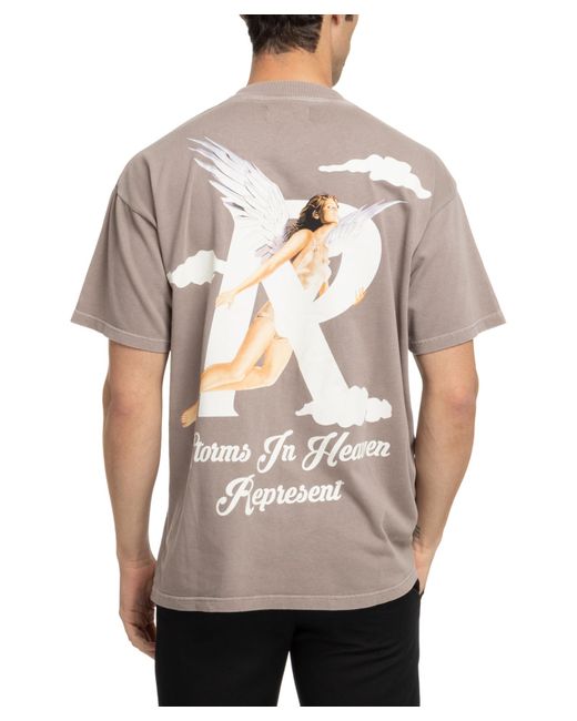 Represent Natural Storms In Heaven Cotton T-shirt for men
