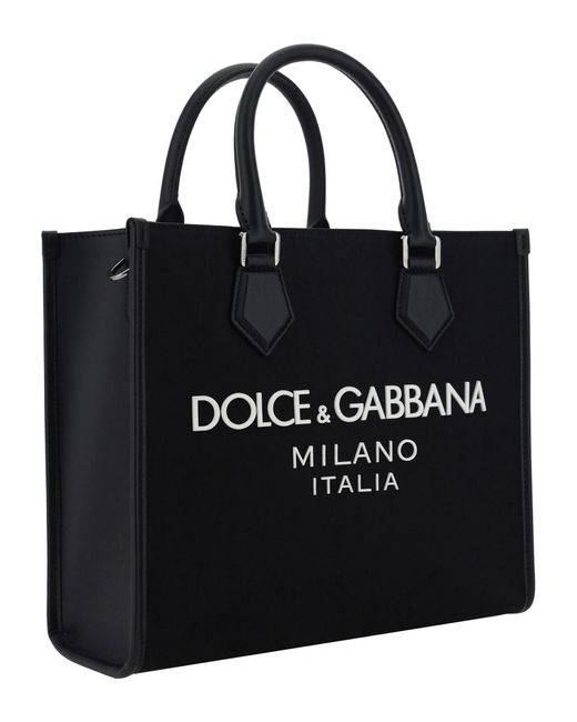 Shopping bag di Dolce & Gabbana in Black da Uomo