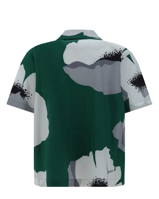 Valentino Green Short Sleeve Shirt for men