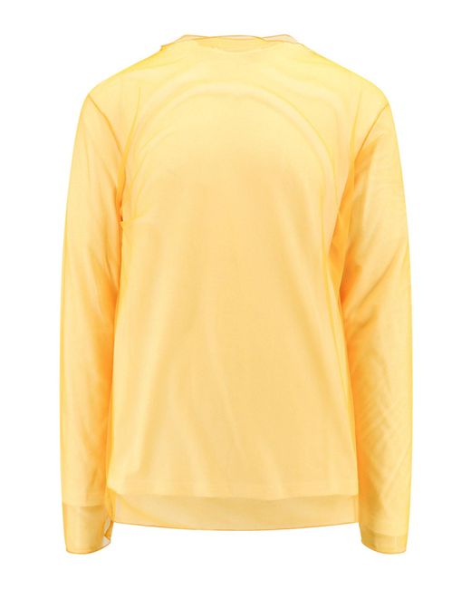 T-shirt manica lunga di Jil Sander in Yellow da Uomo