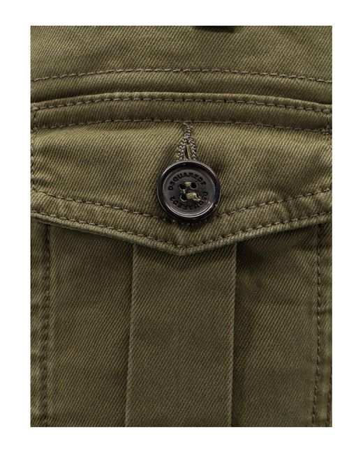DSquared² Green Sexy Cargo Cargo Pants for men