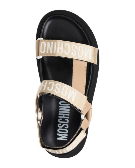 Moschino Natural Sandals