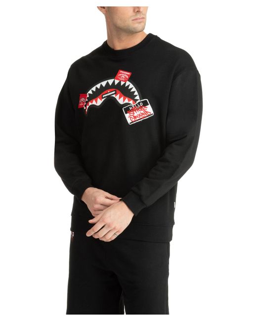 Sprayground Black Label Shark Sweatshirt for men