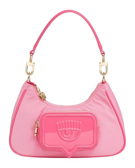 Chiara Ferragni Pink Eyelike Hobo Bag