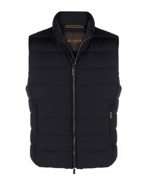 Moorer Blue Oliver-kn Vest for men