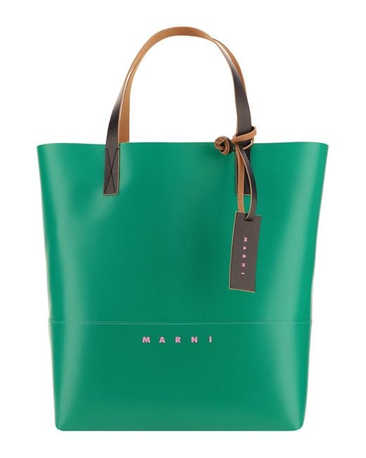 Marni Green Tote Bag for men
