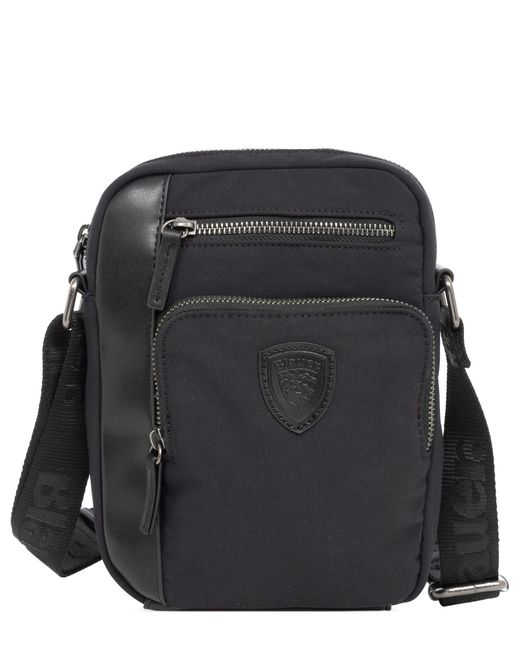 Borsello crosb di Blauer in Black da Uomo