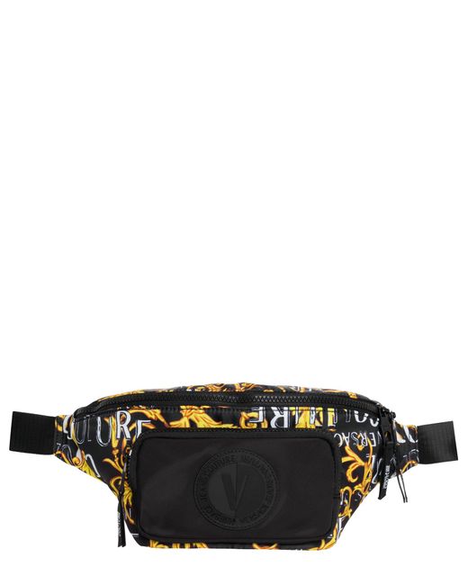 Versace Jeans Couture Logo Couture Belt Bag in Black for Men | Lyst