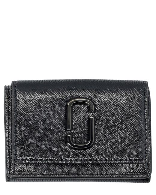 Marc Jacobs Black The Mini Trifold Wallet Wallet