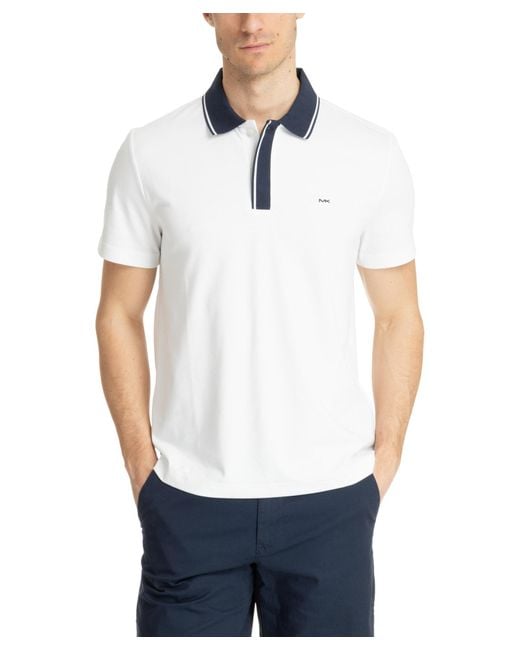 Michael Kors White Polo Shirt for men