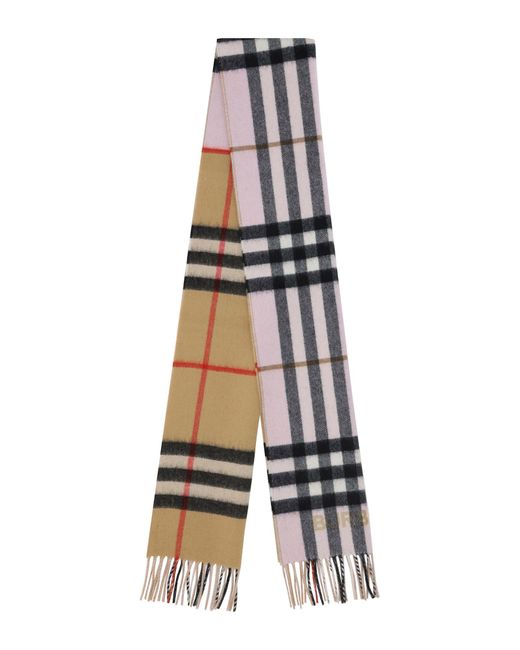 Burberry White Cashmere Scarf for men