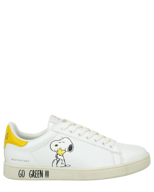 MOA Peanuts Snoopy Gallery Sneakers in White | Lyst Canada