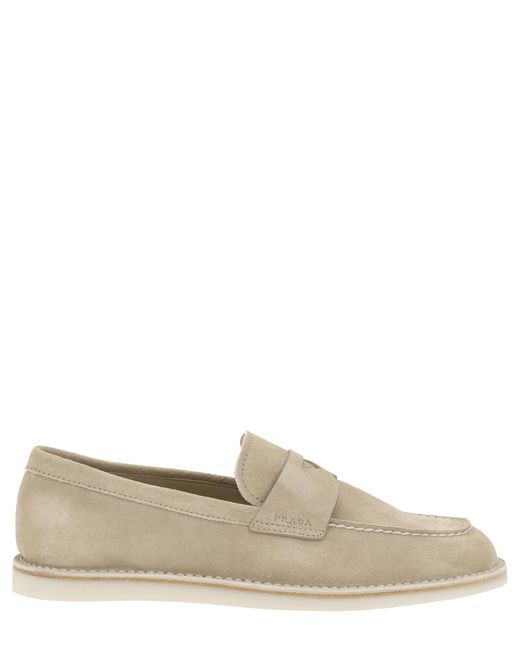 Prada Natural Loafers for men