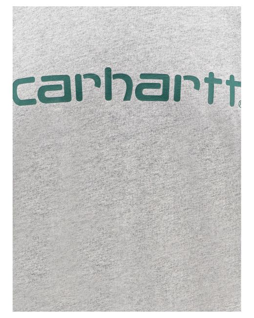 T-shirt script di Carhartt in Gray da Uomo