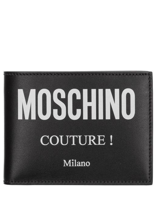 Moschino Black Wallet for men