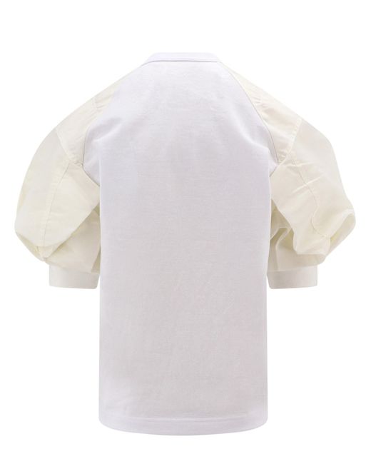 T-shirt di Sacai in White