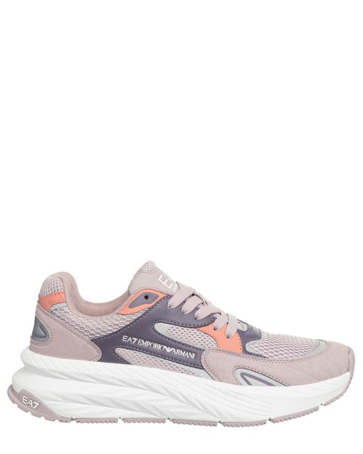 EA7 Pink Crusher Distance Sneakers for men