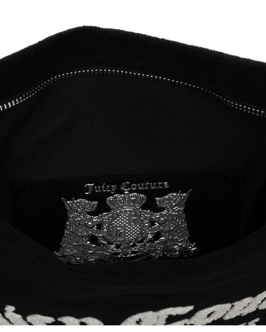 Juicy Couture Black Iris Towelling Pouch
