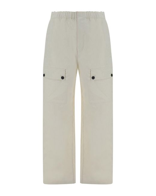 Pantaloni di Ferragamo in White da Uomo