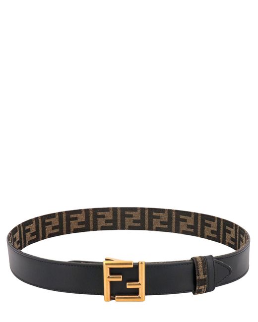 Fendi Black Ff Belt