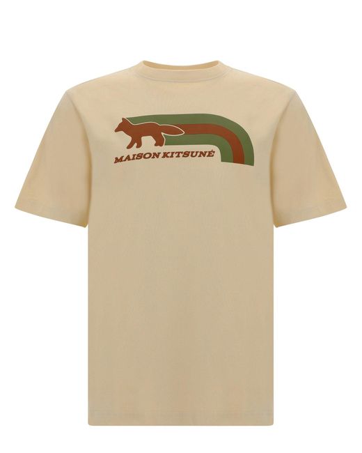 Maison Kitsuné Natural T-shirt for men