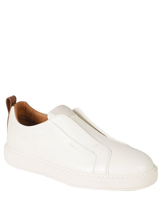 Santoni White Sneakers for men