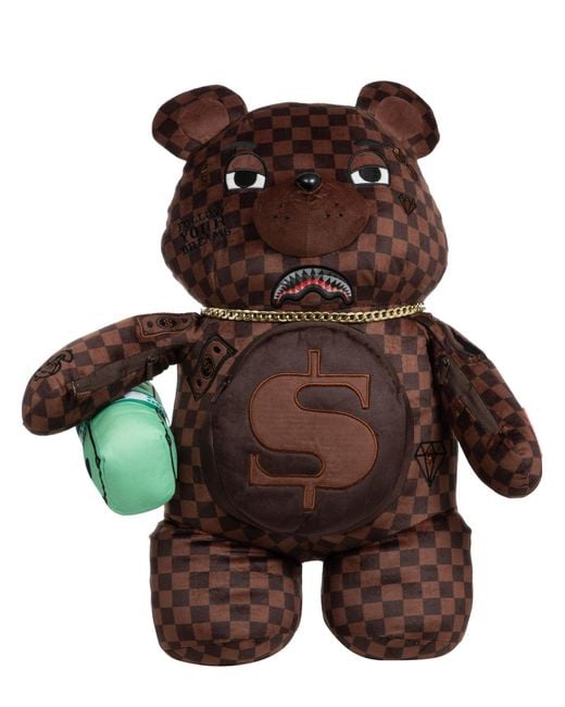 Zaino lenticular chomp moneybear di Sprayground in Brown da Uomo