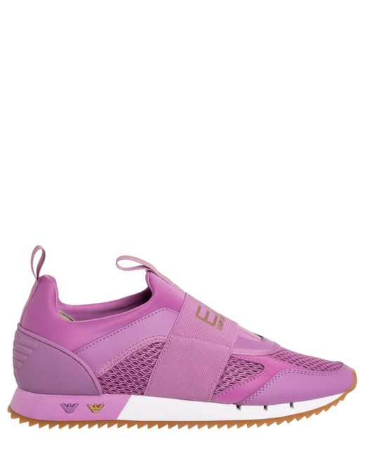 EA7 Purple Sneakers