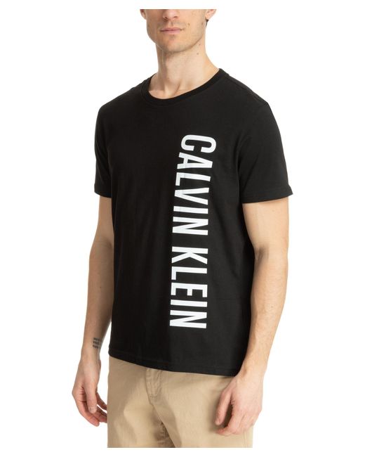 Crew Neck Tee di Calvin Klein in Black da Uomo