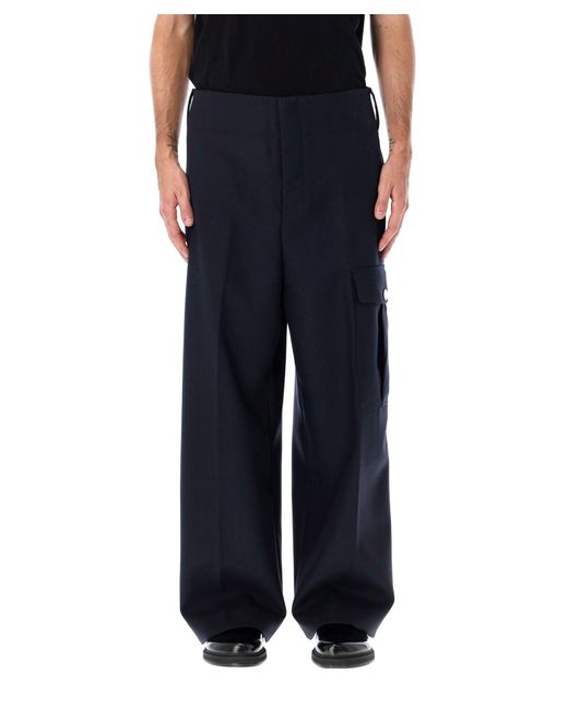 AMI Black Cargo Pants for men