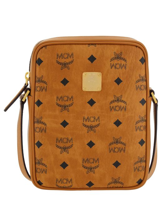 MCM Brown Klassik Crossbody Bag for men